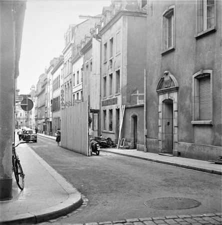 L’extension du bâtiment « Au Gourmet » en 1951 © Photothèque de la Ville de Luxembourg – 1951-089
