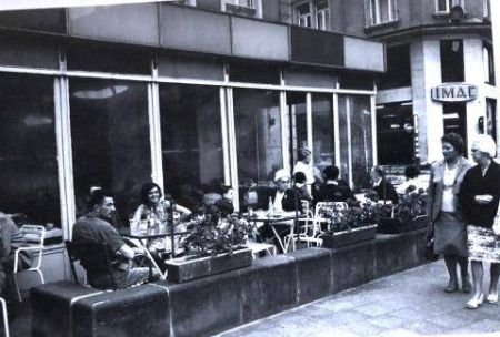 Café de la Paix © Tony Krier 1966 Photothèque de la Ville de Luxembourg